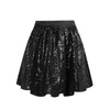 MYSSUCI Women's Glitter Skirt, black