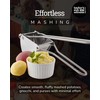 Heavy-Duty Stainless Steel Potato Ricer – Professional Grade Kitchen Tool