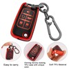 EKALA for GMC Chevy Key Fob Cover Case with Keychain,