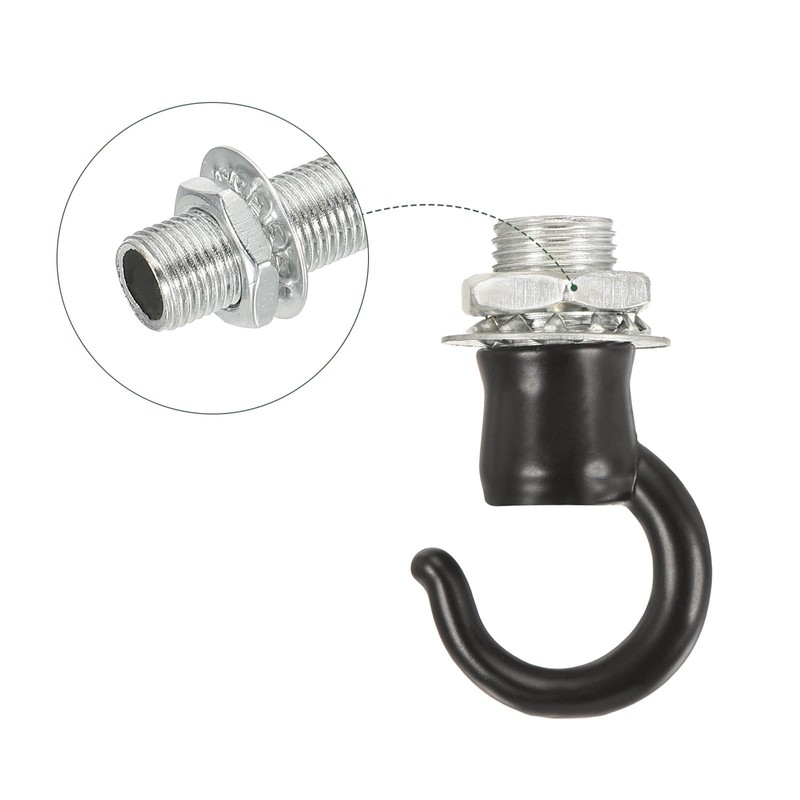 YOKIVE 126 Pack Lamp Pipes Kits, M10 Screws Threaded Hexagon