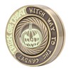 Slider Haptic Coin Anti Stress Luminous Pumpkin Pattern Exquisite Magnetic
