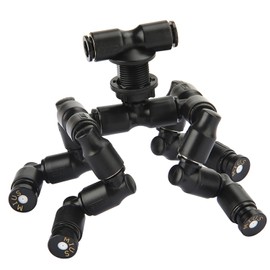 Guolich Reptile Sprayer, Pet Kennel Accessory, Adjustable Pet Cooling Nozzle, 360 Degree Adjustable Misting System, Cooling and Humidifying Anti-Drying for Reptiles/Plants/Flowers