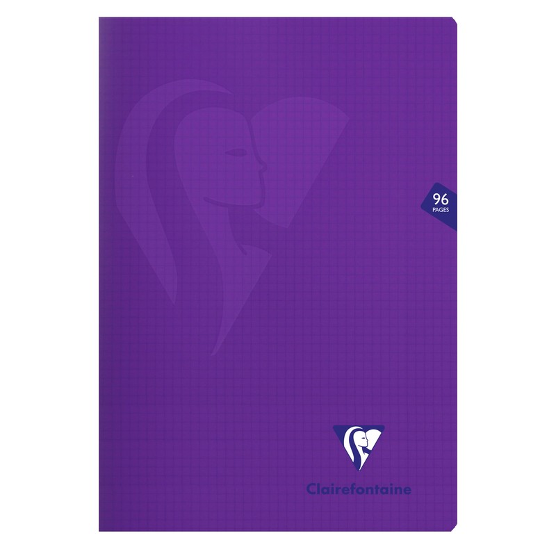 Clairefontaine Metric Small-Squared Exercise Book Not Spiral-Bound Polypropylene Cover A4