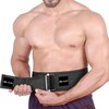 Flexi Muscles - Qucik-Lock Gym Belt for Power Lifting (Red,