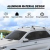 COWVIE 47 Inch Aluminum Roof Rack Cross Bars for Raised
