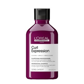 L'Oréal Professionnel Curl Expression Shampoo | Shampoo hidratante para rizos | Libre de sulfatos y parabenos | Limpia suavemente e hidrata | Con tecnología de Glicerina, Urea H y Semilla de Hibisco | Para cabello rizado