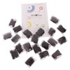 WeKen Black Hair Nets,20 Pcs 28" Elasticity Invisible Elastic Mesh