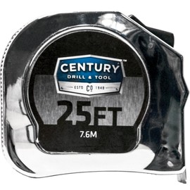 Century Drill & Tool 72812 Classic Series Tape Measure, 25-Foot