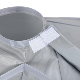 XTRAFAST Hairdressing Cape Hair Cutting Cape Umbrella Barber Cape PE, gray