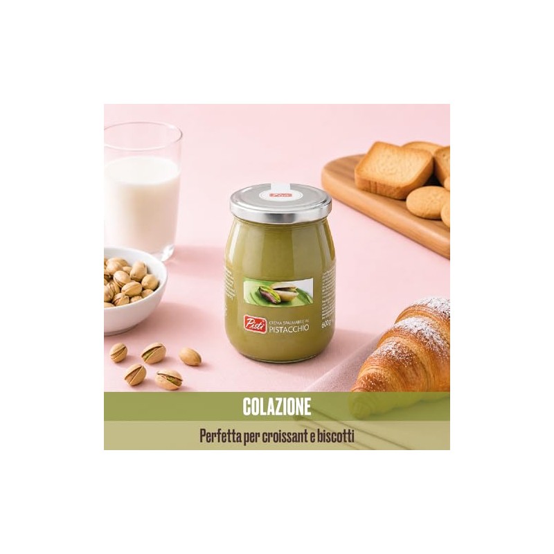 Pistì Sicilian Pistachio Cream - Artisanal Nut Spread, 21.2 oz