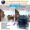 ELP 8mp USB Camera Module 2448p Webcam Board 180 Degree