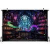 Halloween Mad Scientist Lab Backdrop 8x6FT Spooky Chemistry Laboratory Magic