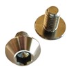 Roost Titanium License Plate Mount Bolts Ti-6AL-4V GR5 64 Titanium