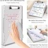 A4 Clipboard with Storage Compartment, 2 Storage and Side Opening