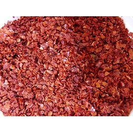 Minced Dried Red Bell Pepper Flakes (9mm) - 100g (Ideal for use in Sausages, Burgers and Sauces)
