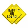 Baby On Board Car Sign with Double Suction Cups Vehicle
