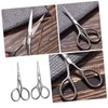 Ipetboom Stainless Steel Eyebrow Trimming Scissors Precision Cutting for Men