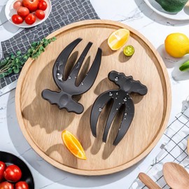 Acpetdr 2 Piece Salad Hands, Salad Fork Claws, Portable Salad Claws, Salad Spatula, Salad Claw Set for Fruit and Pasta Preparation Mixing