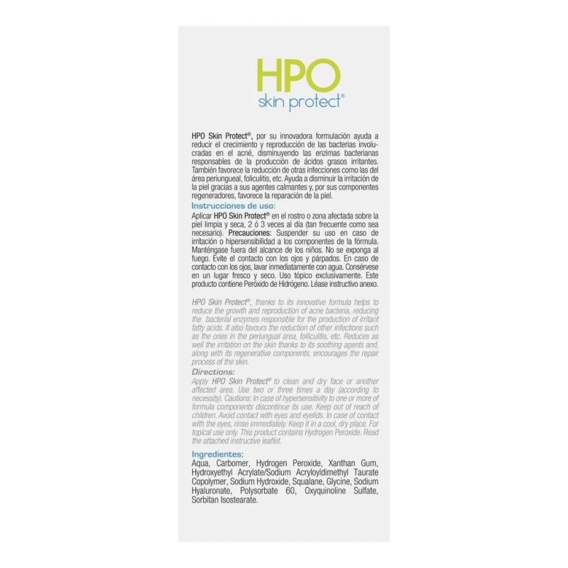 Hidrogel Antibacteriano Piel Grasa Tratamiento Acné Hpo 30ml