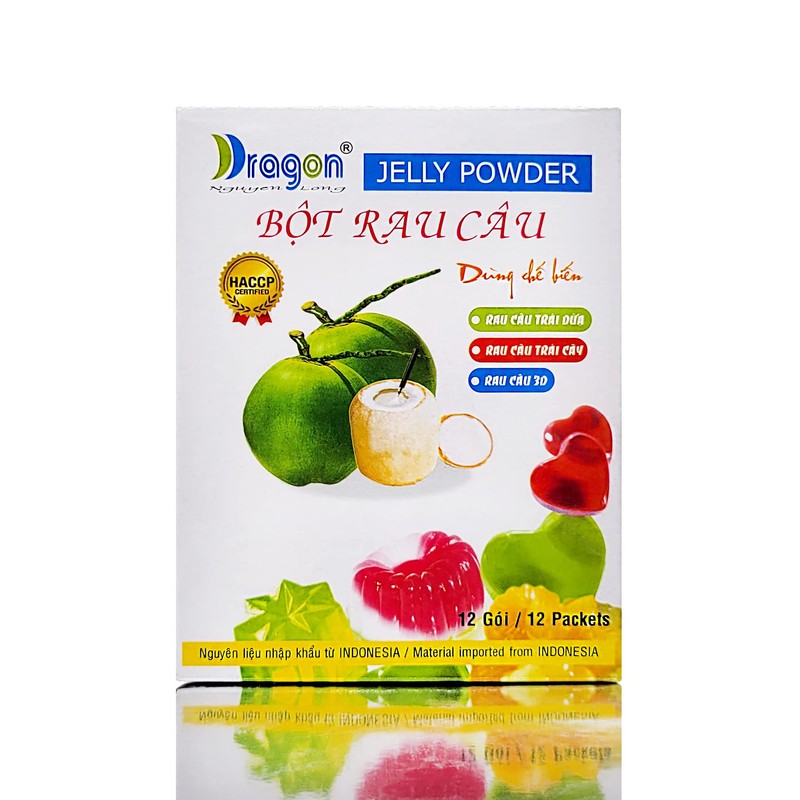 DRAGON Coconut Jelly Powder 0.35 OZ / Bot Rau Cau