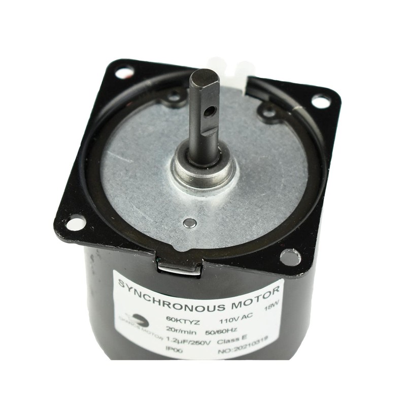 CHANCS 60KTYZ Mini Gearbox Electric Motor AC 110V 30-36RPM CW/CCW
