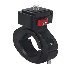 CS PRIORITY Fahrrad-Lenkerklemme, Kamera, Schnellspanner-Halterung, 1/4 Fahrradclip, kompatibel mit Hero 13, 12, X4, Osmo Action-Kamera-Halterung (Typ C)