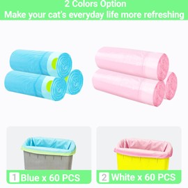 Cat Litter Box Liners Bags Compatible with MeoWant-SCO1 and MeoWant-SCO2