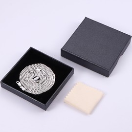 LOLIAS Men's 925 Silver Necklace and Bracelet 3 mm/5 mm Curb Chain Men's 925 Silver Chain Men's 925 Necklace Men's Silver for Men Boys Men's Jewellery 18/20/22 Inches