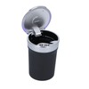 Car Ashtray ABS Portable Cylinder Shape Ash Tray with Blue