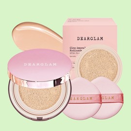Anjumain Dear Glam Glow Ampoule Cushion Main Product + Refill Set No. 23 BEIGE × 24g × 1 set / 디어글램 글로우 앰플 쿠션 본품+리필세트 23호 BEIGE × 24g × 1세트