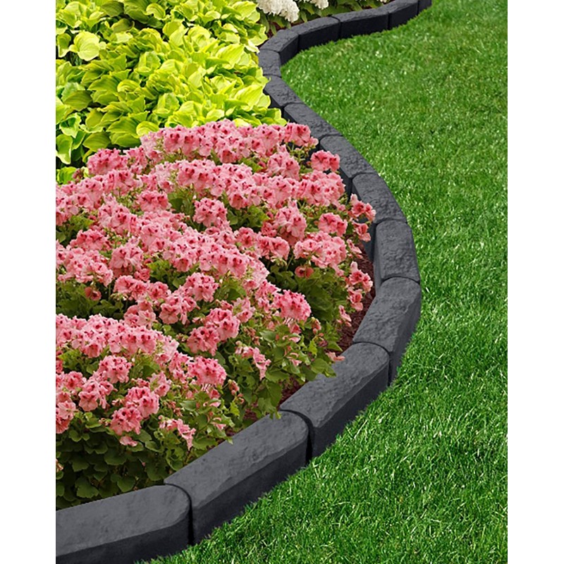 ECO GARDEN Recycled Rubber STOMP Edge Black