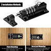 Combination Bolt Lock Stainless Steel 4 Digit Pin Code Door