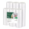 Bonsenkitchen 6 Rolls Bonsenkitchen Vacuum Sealer Bags – 8” &