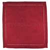 CleverDelights 20" Red Hemstitch Dinner Napkins - 12 Pack -