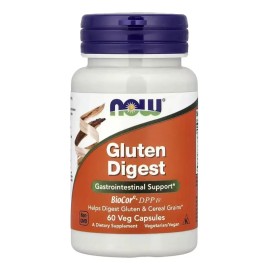 Gluten digest enzimas digestivas Biocore procesamiento de protenas en cereales gluten free 60 caps veganas                                            