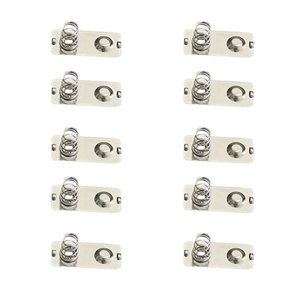 Unifizz AAA Batteries Metal Battery Spring Contact Plate 22 x