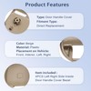 FZJDSD 4Pcs Beige Left and Right Inside Door Handle Frame