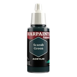 The Army Painter Teals & Turquoises Warpaints Fanatic Acrylic Paints 18ml - Carab Green