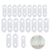 UtySty 20 Pack Curtain Weights Bottom Pendant Sewing Oval Iron