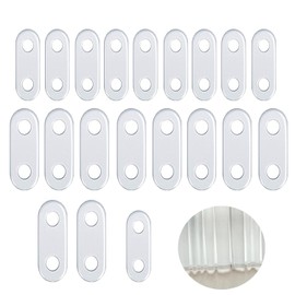 UtySty 20 Pack Curtain Weights Bottom Pendant Sewing Oval Iron Drapery Weight for Curtains Sheers Drapes Home Bedroom Shower Fabric Window Tablecloth Flags Patio Indoor