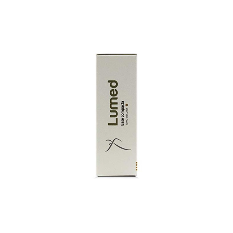 Lumed Base de Maquillaje Compacta, Aclarante y Despigmentante, Protector solar