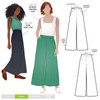 Style Arc Sewing Pattern - Loddon Woven Pant (Sizes 18-30)