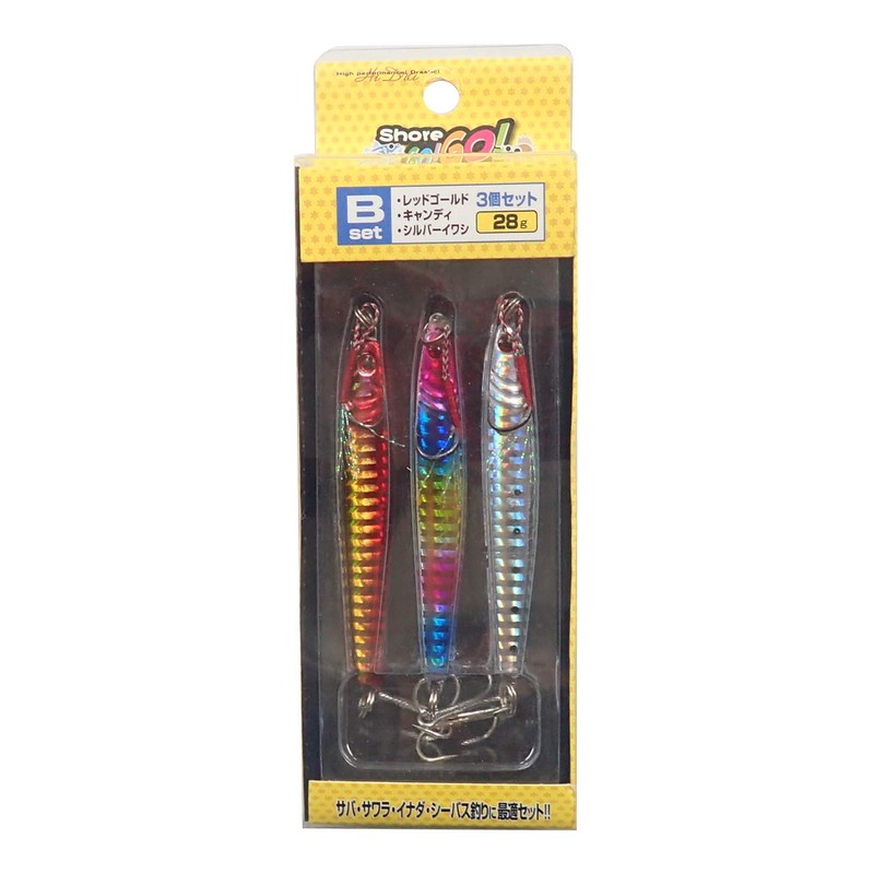 Marushingyogu Metal Jig Shore GO! GO! B Set: 1.0 oz