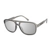 Bearpaw Men's Plastic Aviator Eco-Friendly Sunglass, Matte Grey, One Size