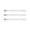RED DRAGON Hip-Grip Aluminium Medium White Dart Stems (Shafts) -