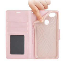 Ezydigitals Case for Oppo Reno13 F 5G Luxury Hanman Leather Wallet Flip Case Cover - Rose Gold