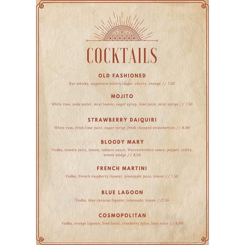 Aurelius Premium Parchment Effect Paper - 60 Sheets - Double