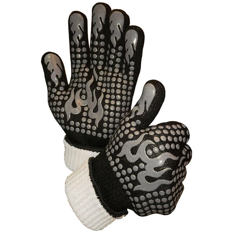 Chimsoc Heat and Flame Resistant Protective Gloves for Wood Burning