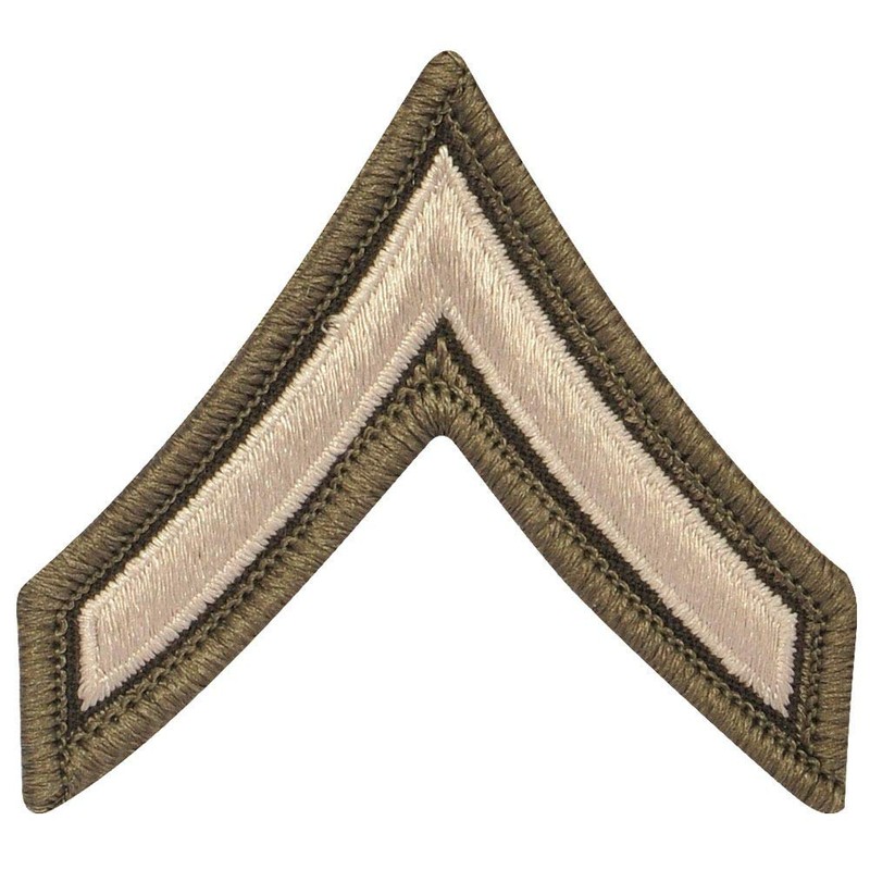 Army AGSU Private E-2 Cloth Rank - Male