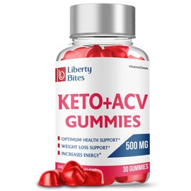 Liberty Bites Keto ACV Gummies, ACV Max Strength Formula Gummies (1 Pack)
